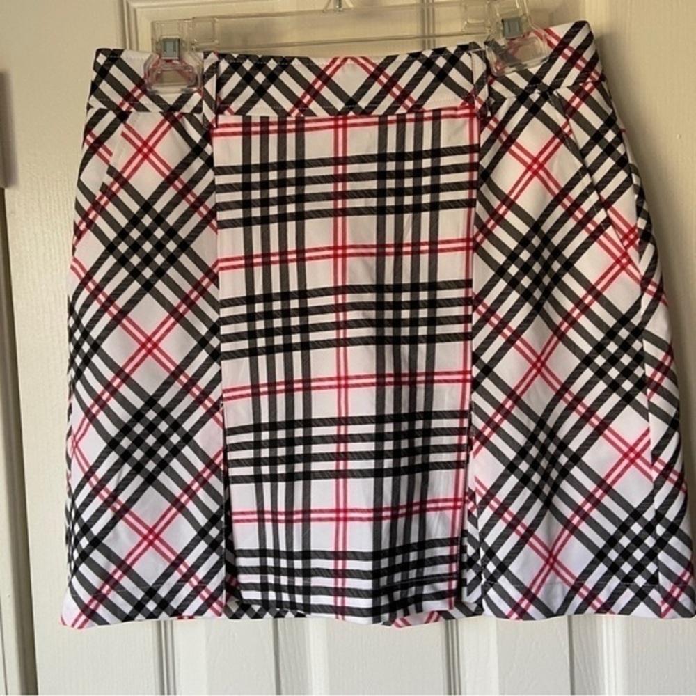 GG blue Plaid Skort